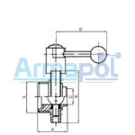 Butterfly valve thread/weld PN standard [3.060]