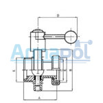 Butterfly valve thread/nut PN standard [3.090]