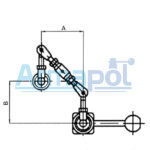 Double action switch for butterfly valve [687 A]